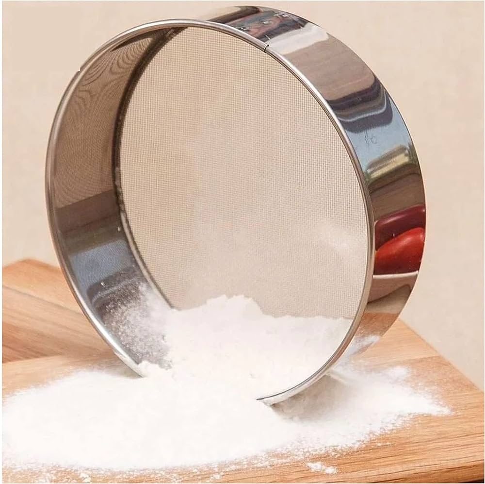6 Pack Stainless Steel Flour Strainer Set, Stainless Steel Sifter For Baking, Multifunctional Flour Sifter 6 Pack Stainless Steel Flour Strainer Set, Stainless Steel Sifter For Baking, Multifunctional Flour Sifter